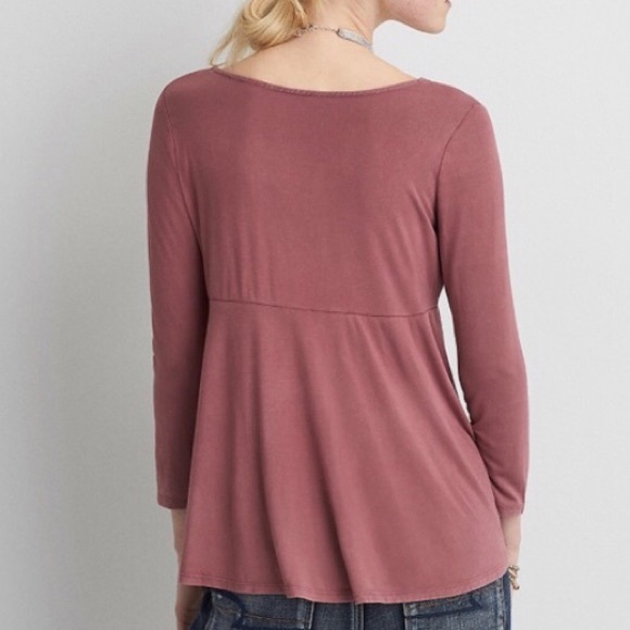 American Eagle Soft and Sexy Long Sleeve T-Shirt - Picture 3 of 4